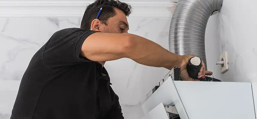 Precision In-wall Dryer Vent Cleaning & Rerouting Corrections in League City, TX